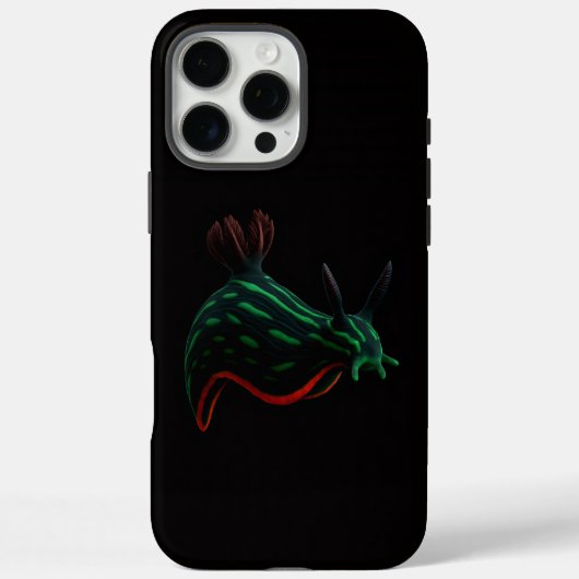 Schwarzes 4 Luxe iPhone 16 Pro Max, Neon-Meeresnac Case-Mate iPhone Hülle (Rückseite)