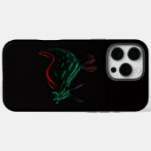 Schwarzes 4 Luxe iPhone 16 Pro Max, Neon-Meeresnac Case-Mate iPhone Hülle (Rückseite (Horizontal))