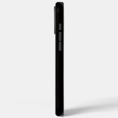 Schwarzes 4 Luxe iPhone 16 Pro Max, Perlweiße Tulp Case-Mate iPhone Hülle (Rückseite / Links)