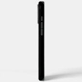 Schwarzes 4 Luxe iPhone 16 Pro Max, pure weiße Ros Case-Mate iPhone Hülle (Rückseite / Links)