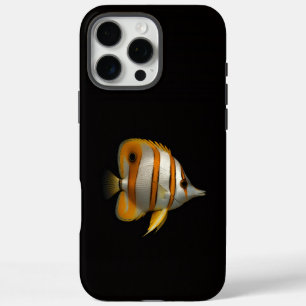 Schwarzes 4 Luxe iPhone 16 Pro Max, Riff-Schmetter Max Hülle