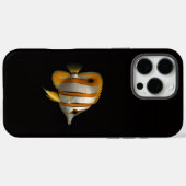 Schwarzes 4 Luxe iPhone 16 Pro Max, Riff-Schmetter Case-Mate iPhone Hülle (Rückseite (Horizontal))