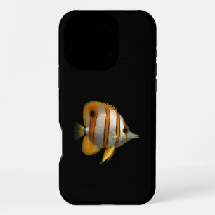 Schwarzes 4 Luxe iPhone 16 Pro Max, Riff-Schmetter Max Hülle