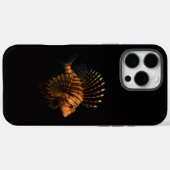 Schwarzes 4 Luxe iPhone 16 Pro Max, Roter Löwenfis Case-Mate iPhone Hülle (Rückseite (Horizontal))