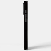 Schwarzes 4 Luxe iPhone 16 Pro Max, Sanfter Lemur Case-Mate iPhone Hülle (Rückseite / Links)