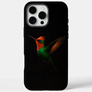 Schwarzes 4 Luxe iPhone 16 Pro Max, Tufted Coquett Max Hülle