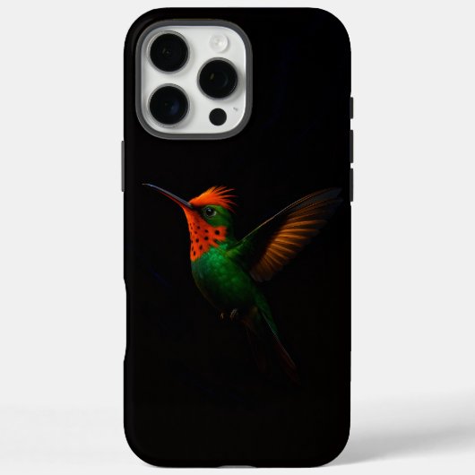 Schwarzes 4 Luxe iPhone 16 Pro Max, Tufted Coquett Case-Mate iPhone Hülle (Rückseite)