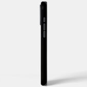 Schwarzes 4 Luxe iPhone 16 Pro Max, Tufted Coquett Case-Mate iPhone Hülle (Rückseite / Links)
