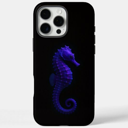 Schwarzes 4 Luxe iPhone 16 Pro Max , Violetter See Case-Mate iPhone Hülle (Rückseite)
