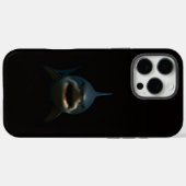 Schwarzes 4 Luxe iPhone 16 Pro Max, Weißer Hai Case-Mate iPhone Hülle (Rückseite (Horizontal))