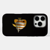 Schwarzes 4 Luxe iPhone 16 Pro, Riff-Schmetterling Case-Mate iPhone Hülle (Rückseite (Horizontal))