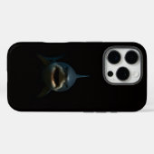Schwarzes 4 Luxe iPhone 16 Pro, Weißer Hai Case-Mate iPhone Hülle (Rückseite (Horizontal))