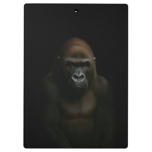 Schwarzes 4 Luxe Klemmbrett, Gorilla Klemmbrett (Rückseite)