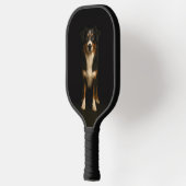 Schwarzes 4 Luxe Pickleball-Paddle, Aussie Shepher Pickleball Schläger (Links)