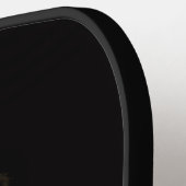 Schwarzes 4 Luxe Pickleball-Paddle, Aussie Shepher Pickleball Schläger (Linke Seite)
