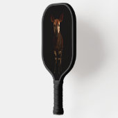 Schwarzes 4 Luxe Pickleball-Paddle, Wald-Okapi Pickleball Schläger (Links)
