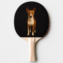 Schwarzes 4 Luxe Ping-Pong-Paddle, eleganter Basen