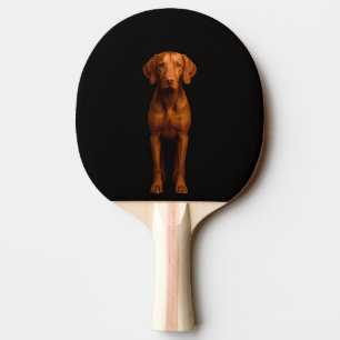 Schwarzes 4 Luxe Ping-Pong-Schläger, Agiler Vizsla Tischtennis Schläger