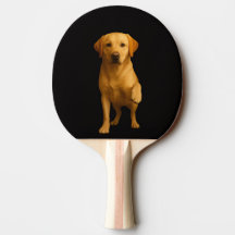 Schwarzes 4 Luxe Ping-Pong-Schläger, Zarter Labrad