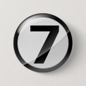 Schwarzes 7 button (Vorderseite)