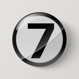 Schwarzes 7 button