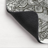 Schwarzes abstraktes mousepad (Ecke)