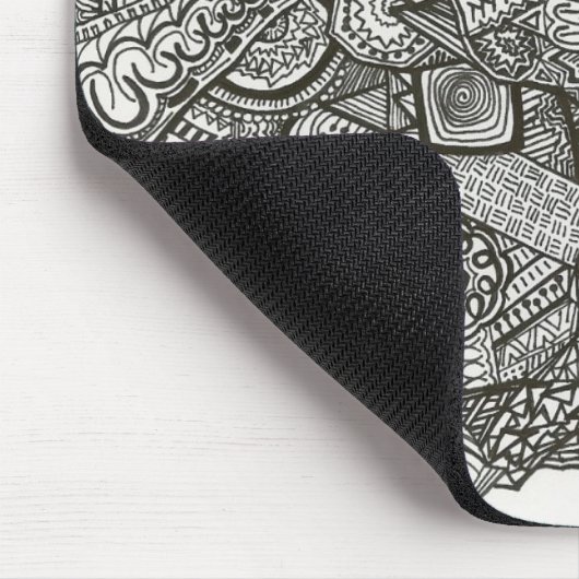 Schwarzes abstraktes mousepad (Ecke)