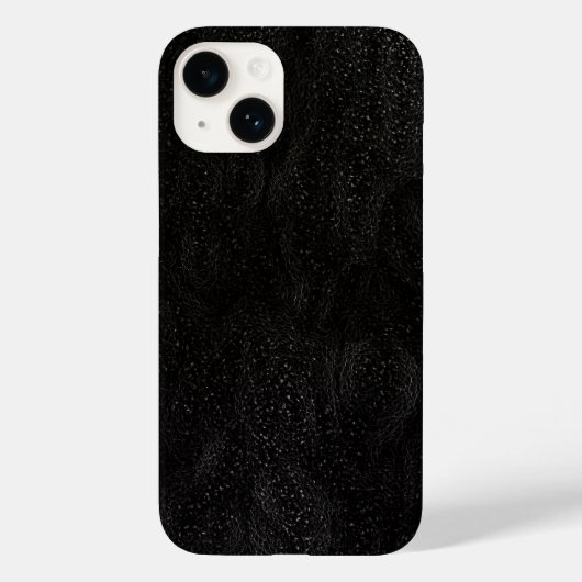 Schwarzes Abstraktes Raumdesign Case-Mate iPhone Hülle (Rückseite)