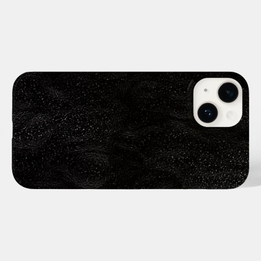 Schwarzes Abstraktes Raumdesign Case-Mate iPhone Hülle (Rückseite (Horizontal))