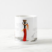 Schwarzes Afrika Kaffeetasse (Mittel)