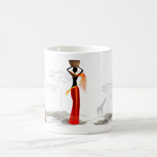 Schwarzes Afrika Kaffeetasse