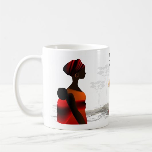 Schwarzes Afrika Kaffeetasse (Links)