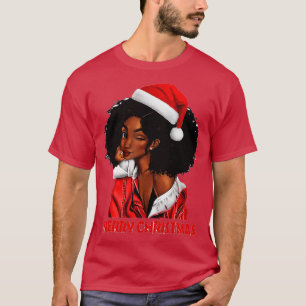 Schwarzes afrikanisches Mädchen amerikanisches Mel T-Shirt