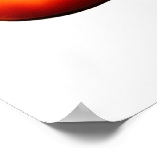 Schwarzes Afro Watercolor Portrait I Poster (Ecke)