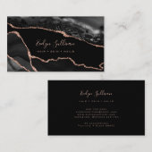 schwarzes Age Visitenkarte (Vorne/Hinten)