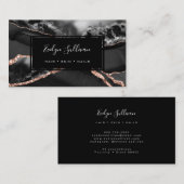 schwarzes Age Visitenkarte (Vorne/Hinten)