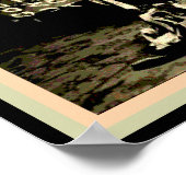 Schwarzes Amerika Vintager Raggemost-Mann Poster (Ecke)