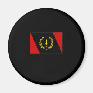 Schwarzes amerikanisches Kulturerbe-Flag 1967 Magnet