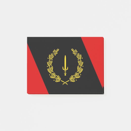 Schwarzes amerikanisches Kulturerbe-Flag Postit-Hi Post-it Klebezettel (Vorderseite)