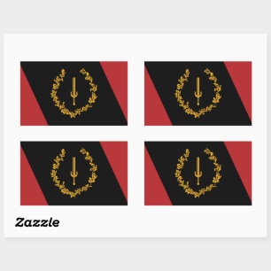 Schwarzes amerikanisches Kulturerbe Rechteckiger Aufkleber