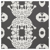 Schwarzes Amoeba-Monster-Gewebe Stoff (Muster)