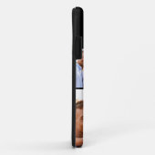 Schwarzes Anfangsmonogramm des modernen Fotos Case-Mate iPhone Hülle (Hinten/Rechts)