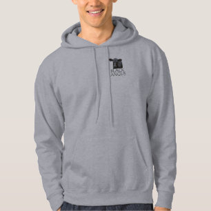 Schwarzes Angus Hoodie