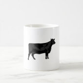 Schwarzes Angus Kaffeetasse (Mittel)