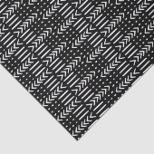 Schwarzes Arrow-Mud-Tuch Seidenpapier (Ausschnitt)