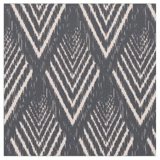 Schwarzes Ascent-Ikat-Muster Stoff