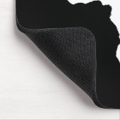 Schwarzes Audacious Africa Mousepad (Ecke)