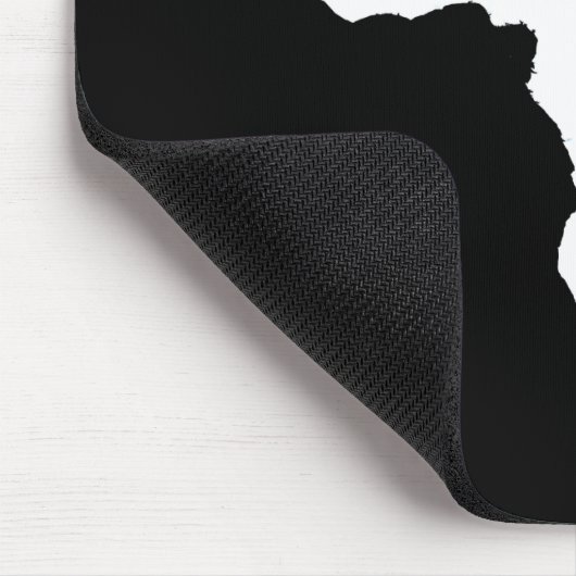 Schwarzes Audacious Africa Mousepad (Ecke)