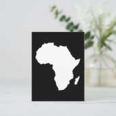 Schwarzes Audacious Africa Postkarte (Stehend Vorderseite)