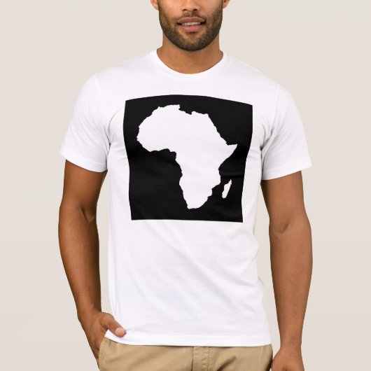 Schwarzes Audacious Africa T-Shirt (Vorderseite)